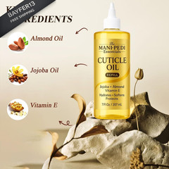 Professional Cuticle Oil Refill/Bulk Pack with 7 Fl Oz (Pack of 1), Yellow