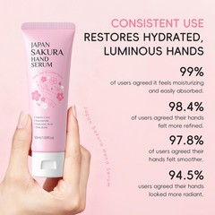 1PCS Sakura Scented Sakura Hand Creams 50ml Prevent Dryness Hand Serum