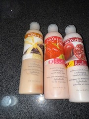NATURALS Vanilla, Strawberry, PomegranateHand & Body Lotion 8.4 fl. oz. Lot Of 3