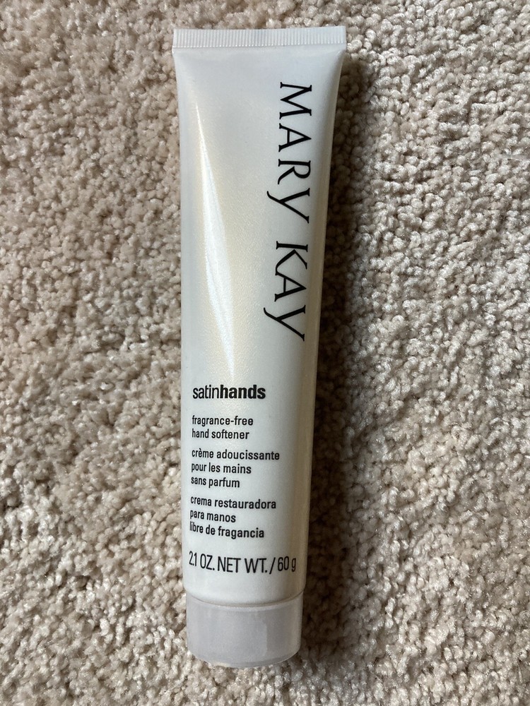 New Mary Kay Satin Hands Fragrance Free Hand Softener Full Size 2.1 oz Fast Ship
