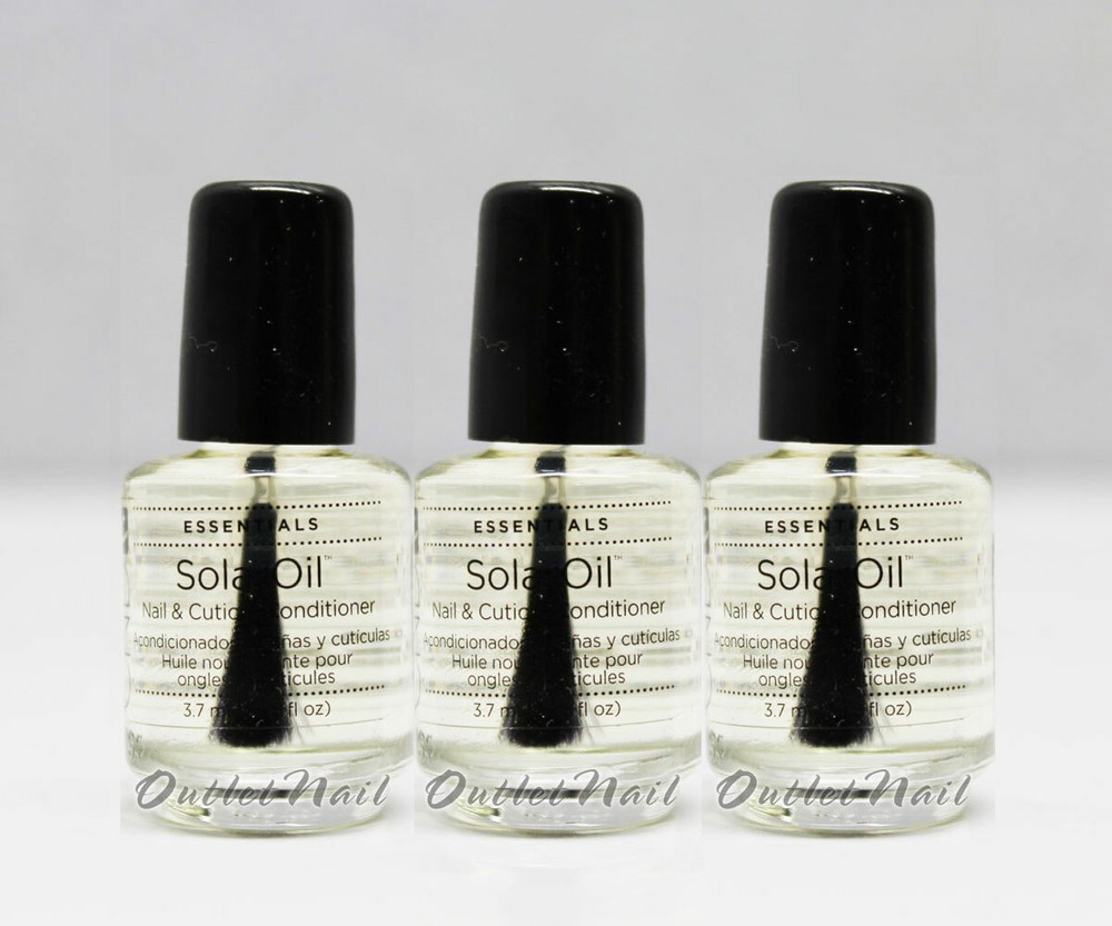 LOT 3 – CND Solar Oil Mini 0.125oz/ 3.7ml – Nail & Cuticle Conditioner