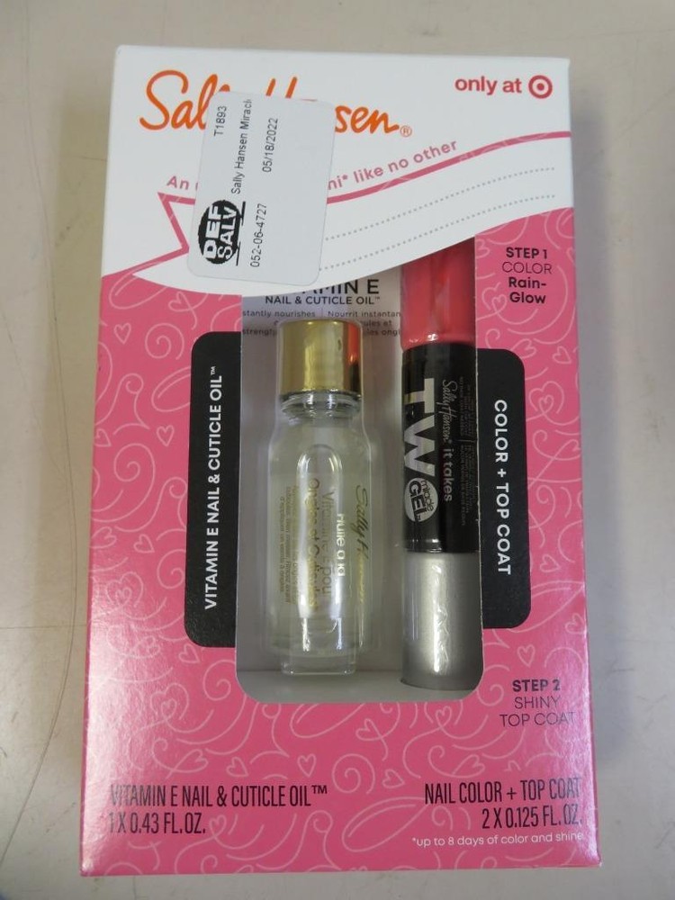 Sally Hansen Miracle Gel Nail Color & Nail Cuticle Oil 920 Rain Glow