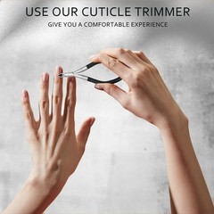 3 Pieces Spring Cuticle Trimmer, Spiral Shear Dead Skin Remover Nipper Easy…