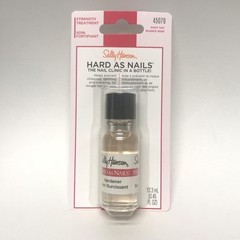 Sally Hansen ROSY TINT 45079 Hard As Nails Hardener, 0.45fl oz | Strengthening
