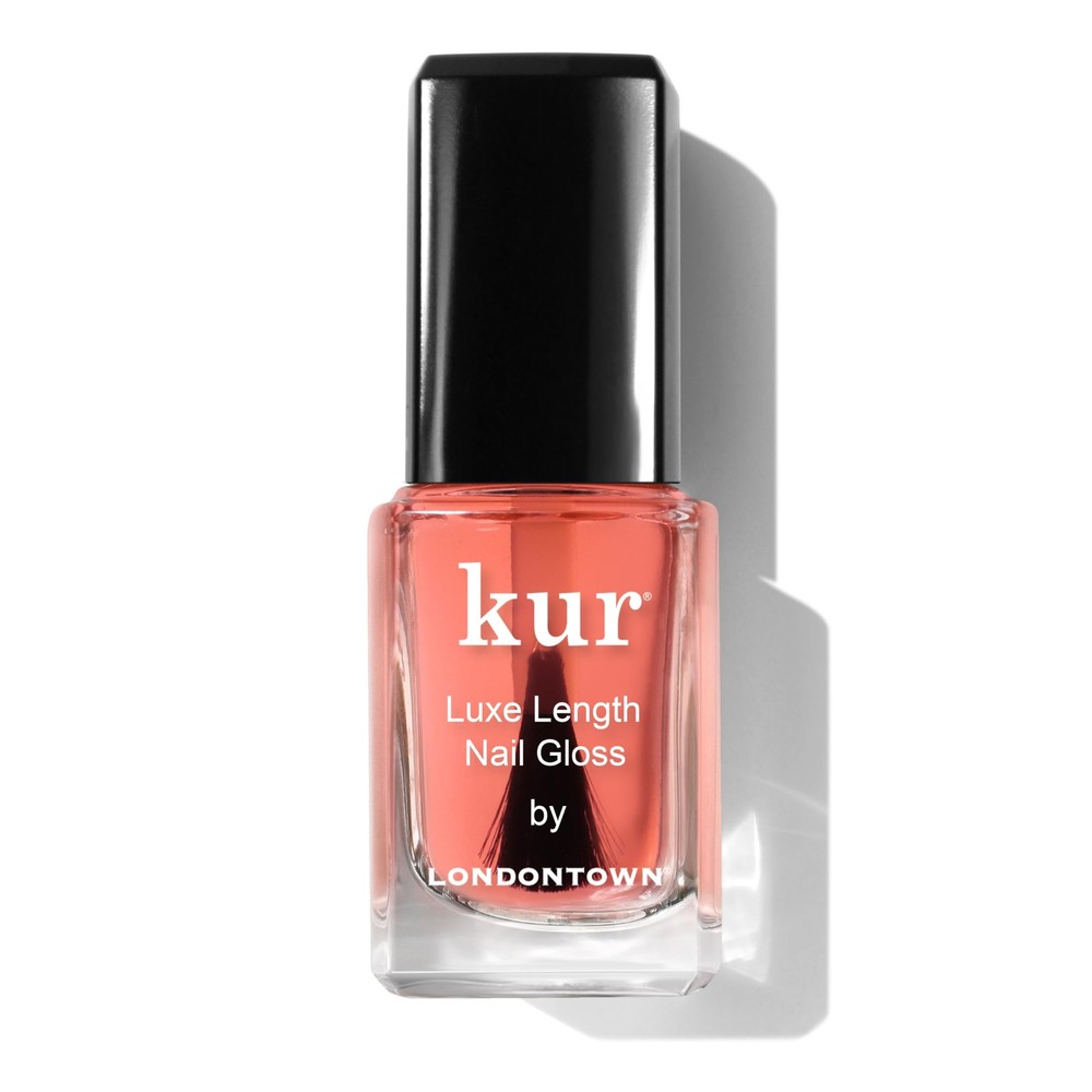 LONDONTOWN Luxe Length Nail Gloss – Strengthens 0.4 Fl Oz (Pack of 1), Clear