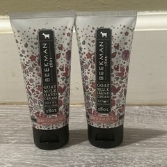 BEEKMAN 1802 PURE GOAT MILK HAND CREAM Honeyed Grapefruit 2 Oz Lot Of 2 Sealed