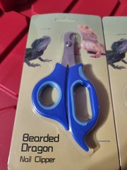 2 Pack Bearded Dragon Nail Clippers Reptile Claw Trimmers Pet Grooming Scissors