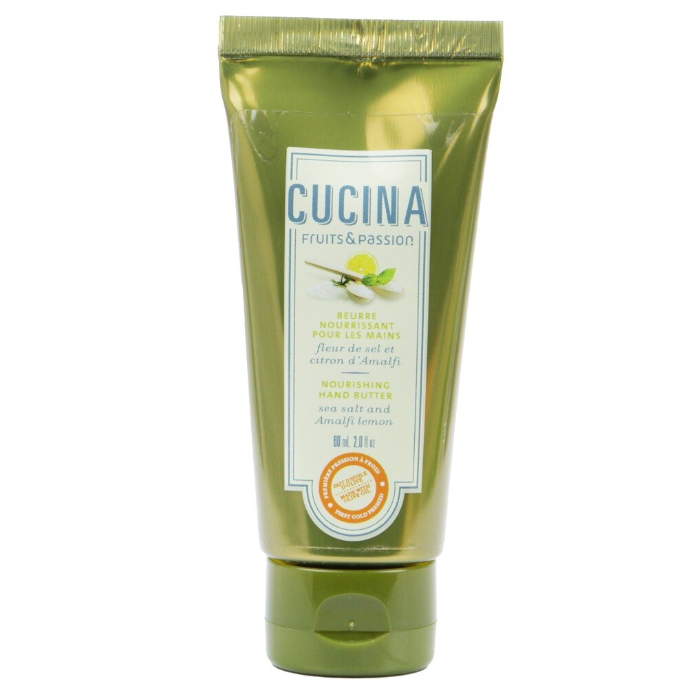 Cucina Sea Salt and Amalfi Lemon Nourishing Hand Butter 2 Oz – 2 Pack
