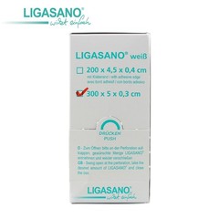 LIGASANO Foam Roll in Dispenser Box Non Sterile Bandage 300x5x0.3 cm Nail Care