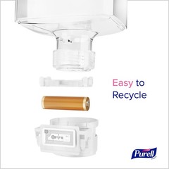 PURELL ES10 Sanitizer Starter Kit, Automatic 40.5 Fl Oz (Pack of 1), Graphite