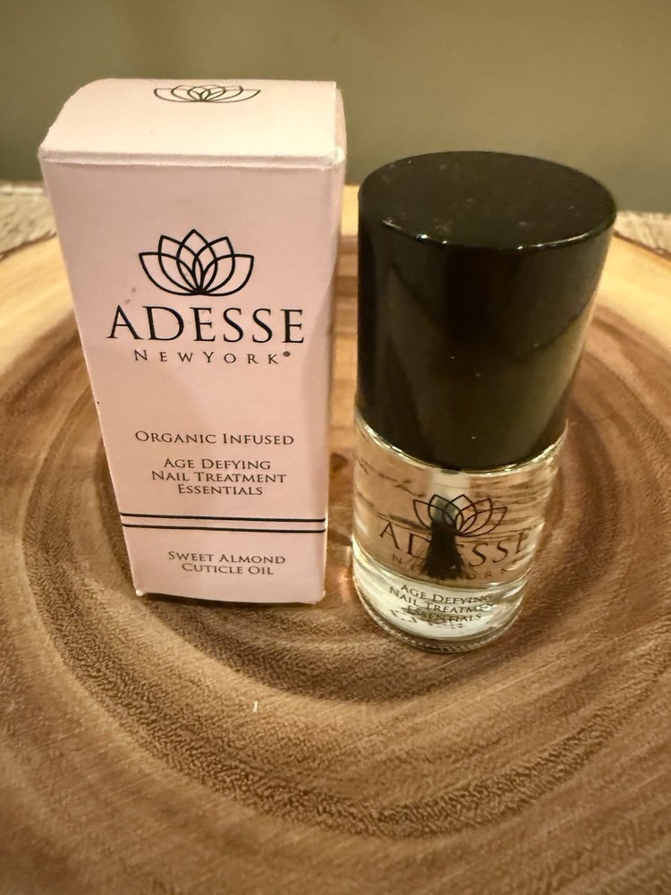 Adesse New York Organic Age Defying Nail Treatment Sweet Almond Cuticle Oil Lg