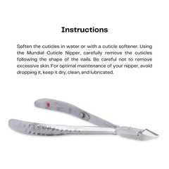 Professional Cuticle Nipper Mundial 775 – Brazilian Manicure Full Jaw, Silver