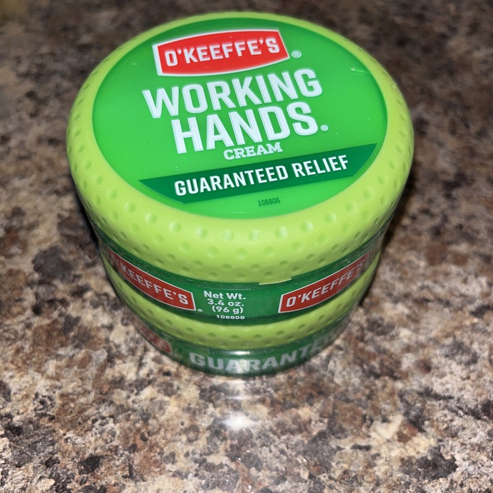 2 O’Keeffe’s Working Hands Hand Cream Extremely Dry, Cracked Hands 3.4 Ounce