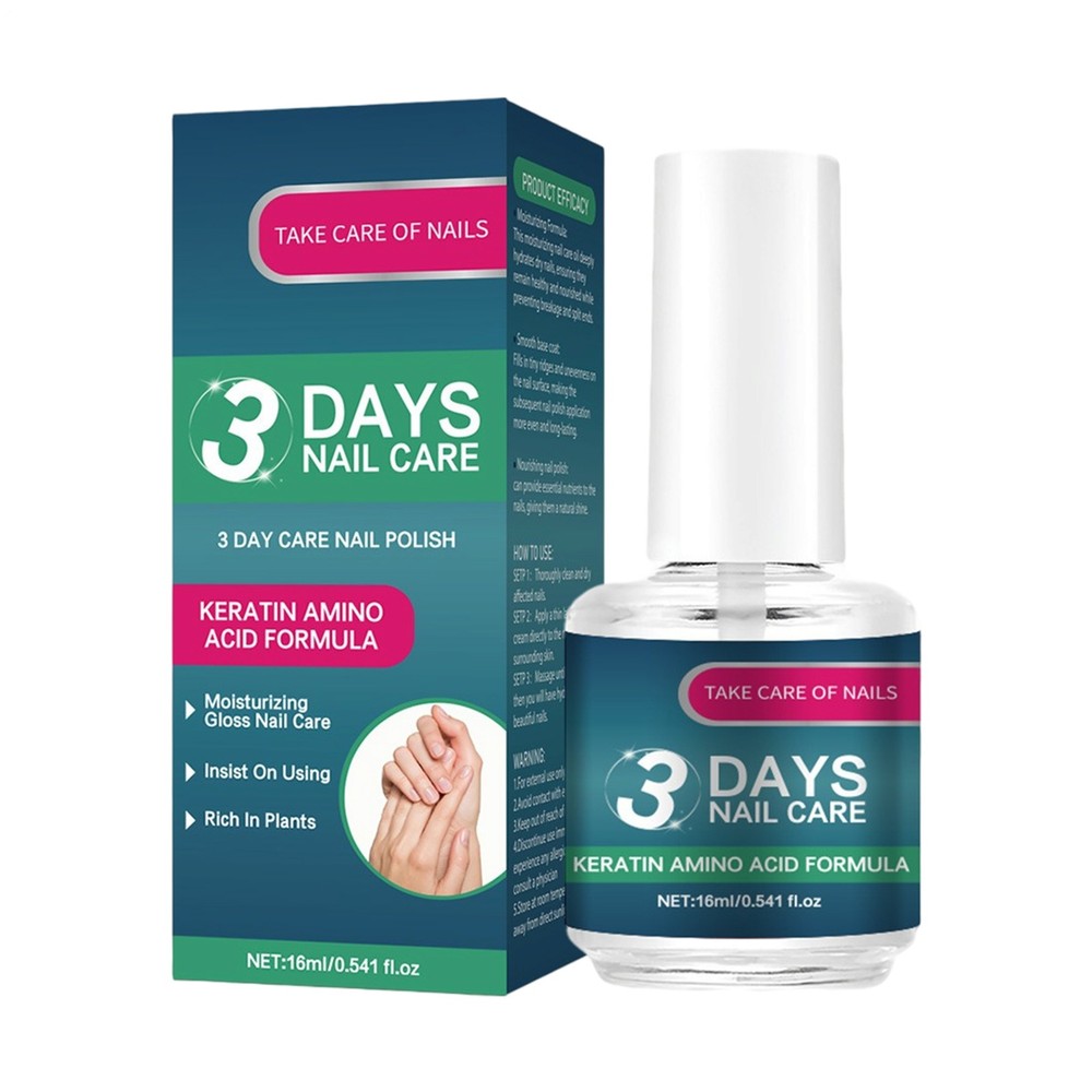 Nail Nourishing Oil, 3 Days Nail Care Gentle Moisturizing Oil 16ML Strengthener！