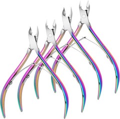 4 Pas Cuticle Nipper, Premium Stainl Steel Cuticle Trimmer for