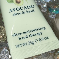 New~Crabtree & Evelyn Avocado Olive & Basil Ultra Moisturizing Hand Therapy.9oz