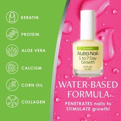Nail Growth Treatment – Fast Keratin Hardener & Strengthener for Thin, Brittle N