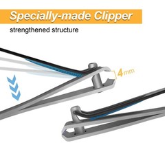 24″Foldable Long Handle Toenail Clippers W/Magnifier, hardly bending over