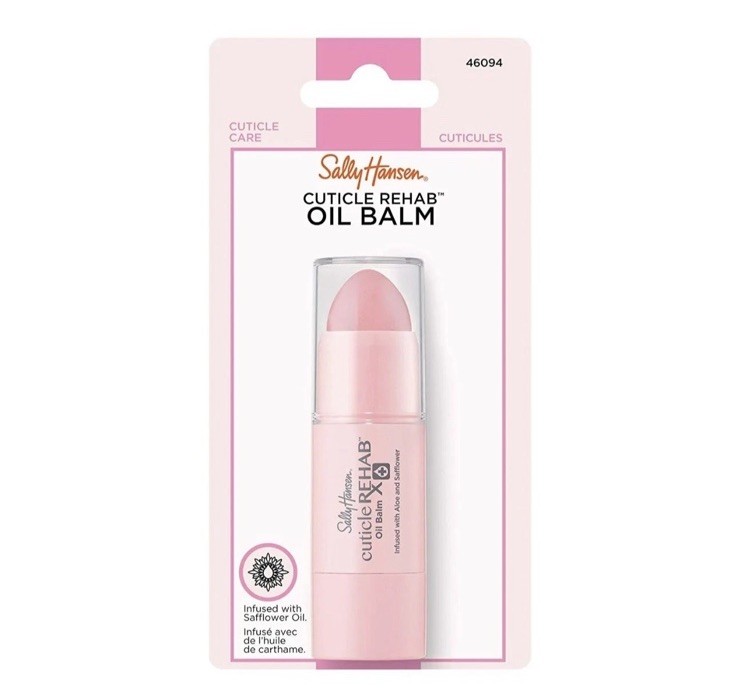 Sally Hansen Cuticle Rehab Oil Balm 0.21 oz Safflower+Aloe Nail Care New Sealed