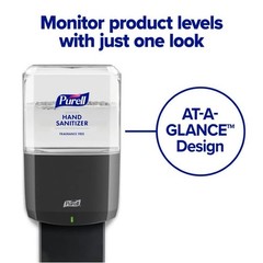 PURELL ES8 Automatic Hand Sanitizer Dispenser, Graphite, Pack of 1, Graphite