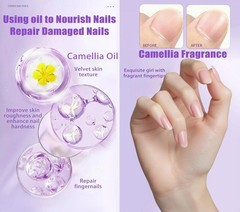 3-in-1 Cuticle Oil Pen, Cuticle Pusher Nail Oil Pen with Ceramic Tip, 2pcs