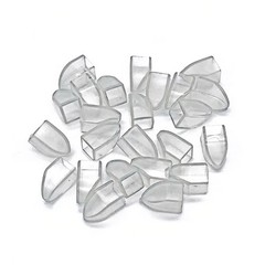 10Pcs Nipper Cover Protective Sleeve for Nail Cuticle Scissors Tweezers Cap