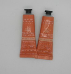 CRABTREE & EVELYN Pomegranate Argan Oil Nourishing Hand Therapy 0.86 oz Lot of 2