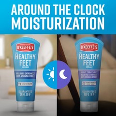 O’Keeffe’s for Healthy Feet Foot Cream; 3.0 Ounce 3 (Pack of 2), White