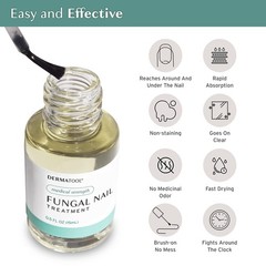 Toenail Fungus Treatment Extra Strength 0.5 Fl Oz (Pack of 1), Clear