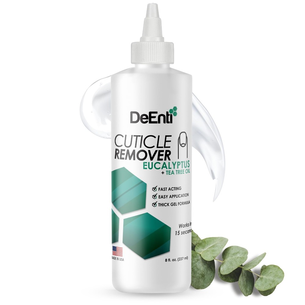 Instant Cuticle Remover Gel, Eucalyptus, 8 Oz Bottle, Professional Cuticle So…