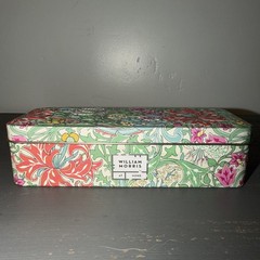WILLIAM MORRIS BERGAMOT &VETIVER HAND CREAM IN COLLECTIBLE hinged TIN 3.38FLOZ
