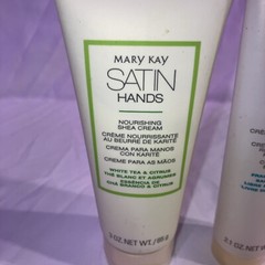 2-Mary Kay Satin Hands 1- Protecting Softener & 1- Nourishing Shea Cream.