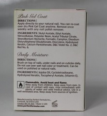 Perfect Formula Pink Gel Coat Daily Moisture Nail Strength Cuticle Set Essential
