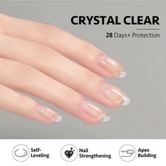 GAOY Clear Builder Gel for Nails, 16ml Nail Strengthener in a Bottle, Nail Exten