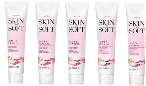 AVON SKIN SO SOFT SOFT & SENSUAL HAND CREAM – 3.4 FL OZ – LOT OF 5 – NEW