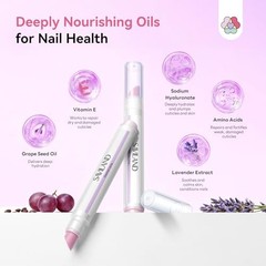 Cuticle Remover Pen: Ceramic Cuticle Pusher & Oil Pen 0.3 Fl Oz (Pack of 2)