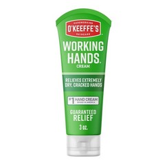 O’Keeffe’s Working Hands Hand Cream for Extreme Dryness – 3 oz Travel Size Tube