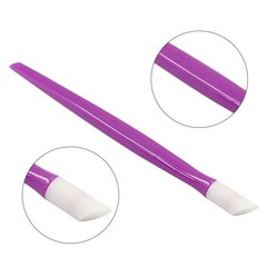 6pcs Professional Nail Cuticle Pusher Set – Hard Rubber Tipped Tools