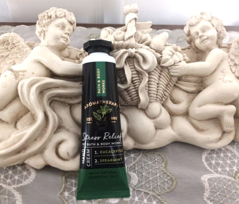 BATH & BODY WORKS AROMATHERAPY EUCALYPTUS SPEARMINT ESSENTIAL OIL HAND CREAM-NEW