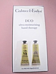 CRABTREE EVELYN ULTRA MOISTURIZING HAND CREAM DUO SEALED BOX VERBENA & CITRON
