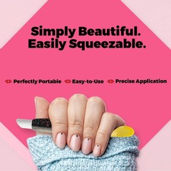 Refillable Holographic Cuticle Oil Pen – 3-Pack Nail Care Squeeze Brush Pens