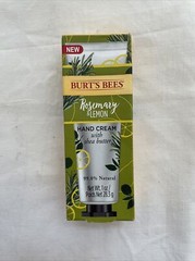 3x Burt’s Bees Hand Cream With Shea Butter, Rosemary & Lemon 1 oz – NEW