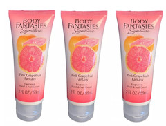 Lot 3 Pink Grapefruit Fantasy Fragrance Hand & Nail Cream 2oz Travel Size TSA✅