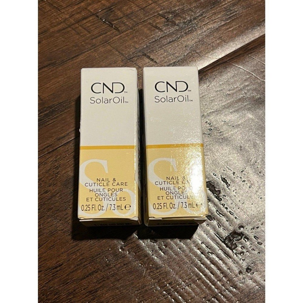 2 x CND SolarOil Nail & Cuticle Care 0.25floz