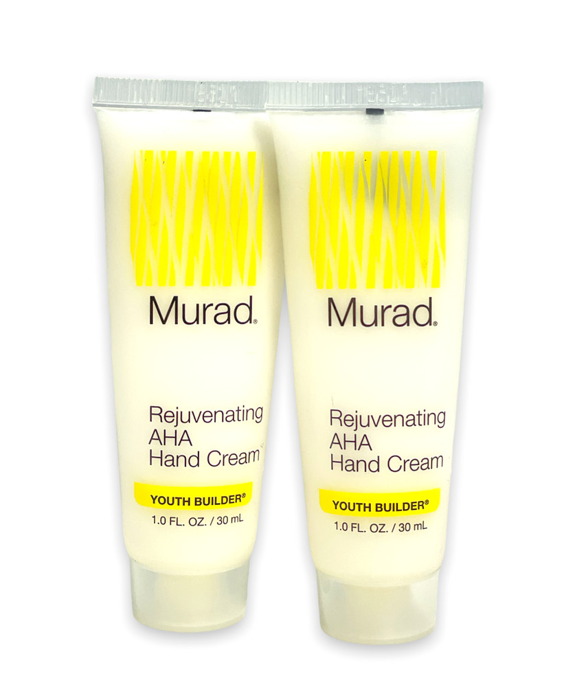 Murad Rejuvenating AHA Hand Cream Youth Builder 1.0fl.oz./30ml LOT OF 2