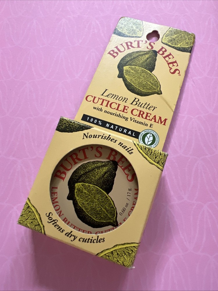 Burt’s Bees Lemon Butter Cuticle Cream, with Nourishing Vitamin E 0.60oz /17g