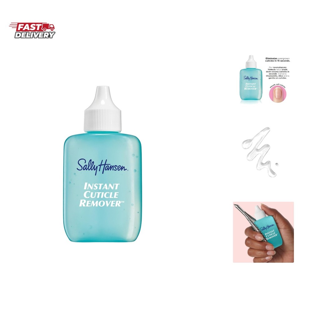 Instant Cuticle Remover, Nail Treatment, Fast Drying, Contains Aloe and Chamo…