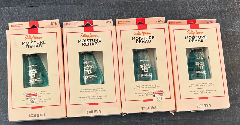 Sally Hansen Nail Moisture Rehab Serum 45296 0.33 Oz – 4 Pack