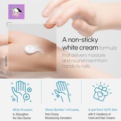 WELCOS Kwailnara Milk Hand and Nail Cream Set Korean cosmetics