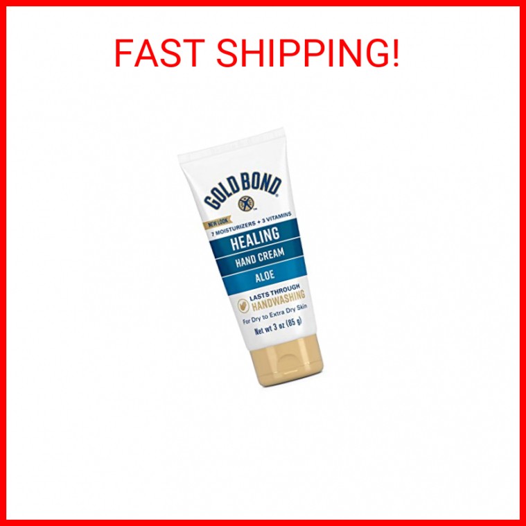 Gold Bond Ultimate Healing Hand Cream, 3 oz., Lasts Through Handwashing
